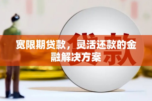 蓬溪宽限期贷款，灵活还款的金融解决方案