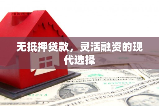 蓬溪无抵押贷款，灵活融资的现代选择