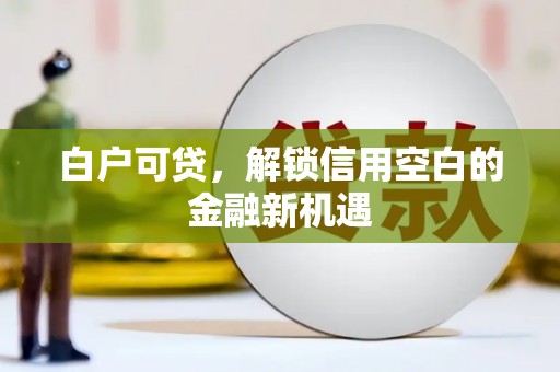 蓬溪白户可贷，解锁信用空白的金融新机遇