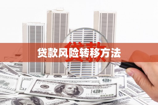 蓬溪贷款风险转移方法
