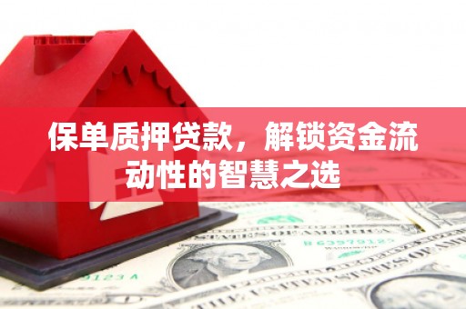 蓬溪保单质押贷款，解锁资金流动性的智慧之选