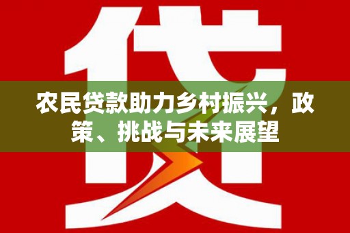 蓬溪农民贷款助力乡村振兴，政策、挑战与未来展望