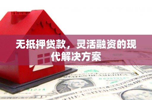 蓬溪无抵押贷款，灵活融资的现代解决方案
