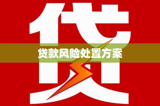 蓬溪贷款风险处置方案